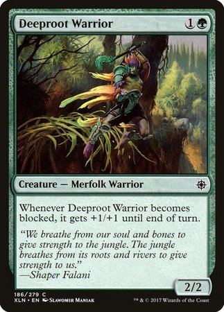 Deeproot Warrior [Ixalan] | Exor Games Summserside