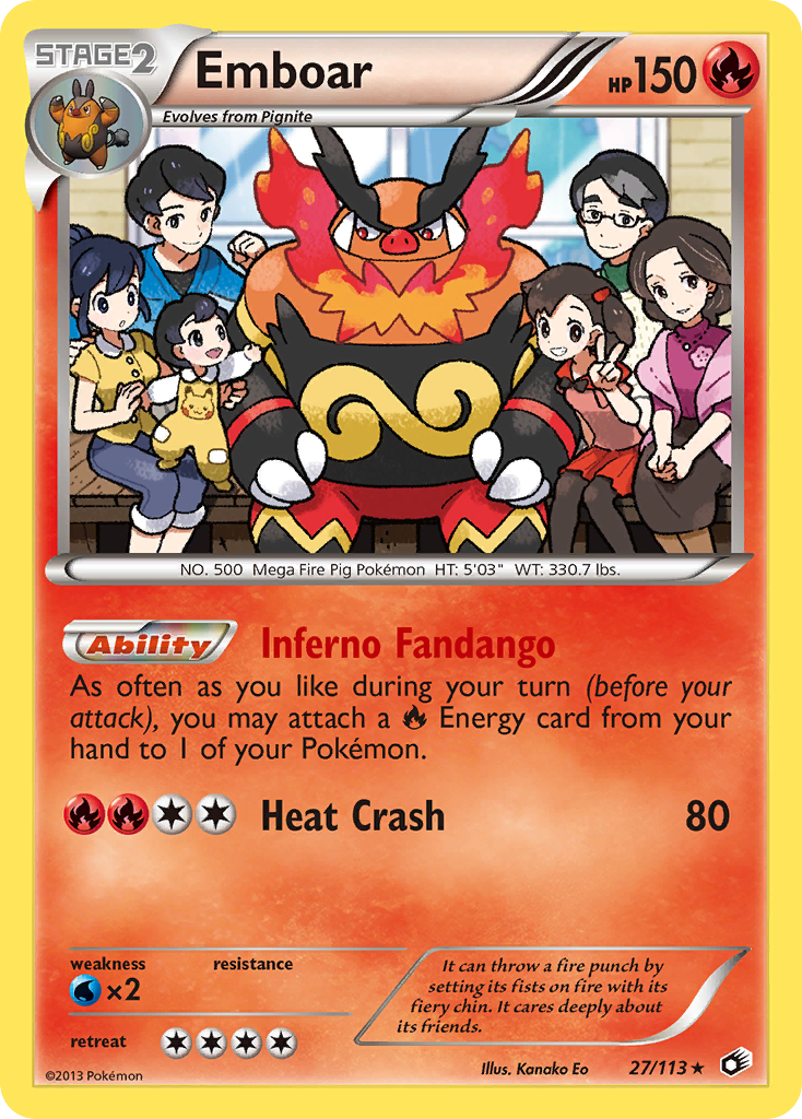 Emboar (27/113) [Black & White: Legendary Treasures] | Exor Games Summserside