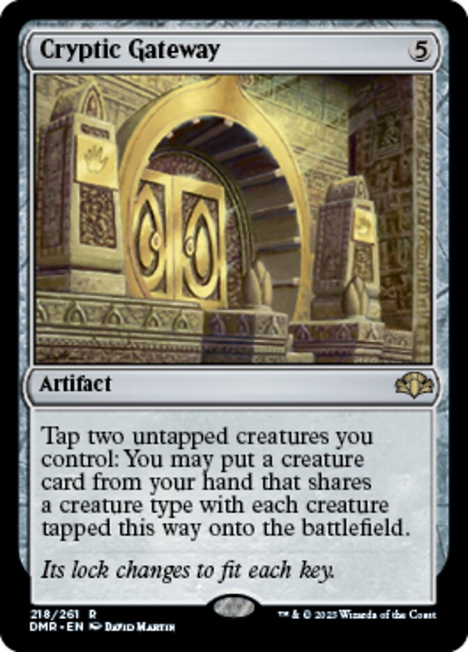 Cryptic Gateway [Dominaria Remastered] | Exor Games Summserside