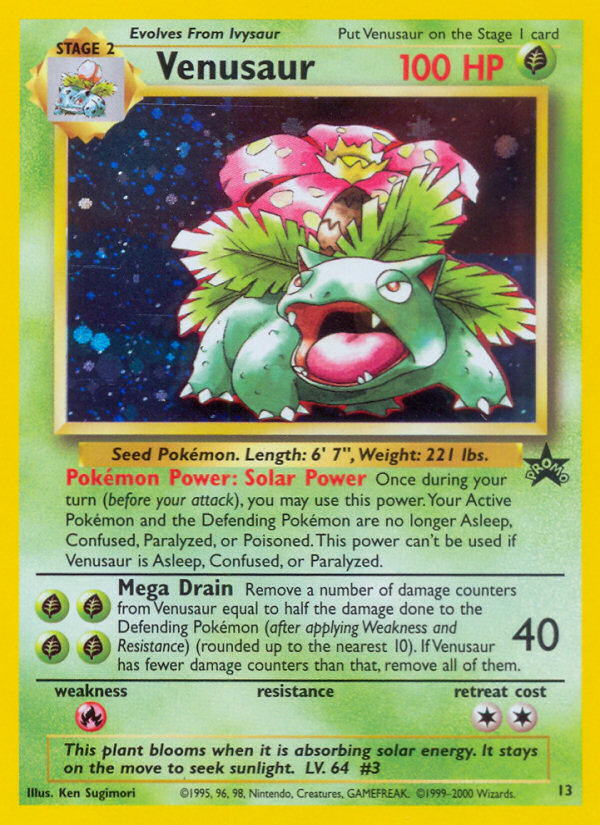 Venusaur (13) [Wizards of the Coast: Black Star Promos] | Exor Games Summserside