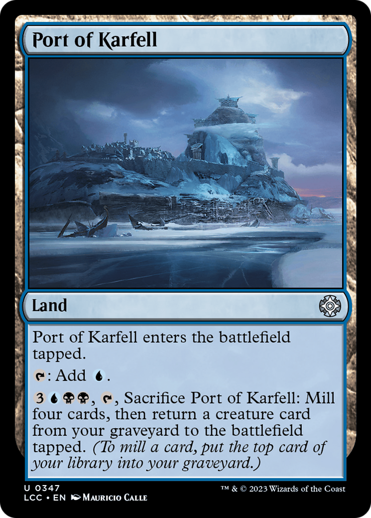 Port of Karfell [The Lost Caverns of Ixalan Commander] | Exor Games Summserside