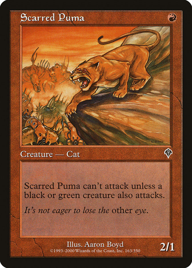 Scarred Puma [Invasion] | Exor Games Summserside