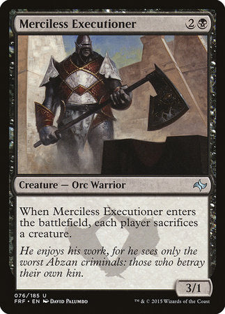 Merciless Executioner [Fate Reforged] | Exor Games Summserside