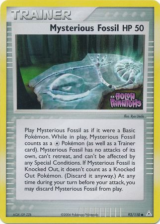 Mysterious Fossil (92/110) (Stamped) [EX: Holon Phantoms] | Exor Games Summserside