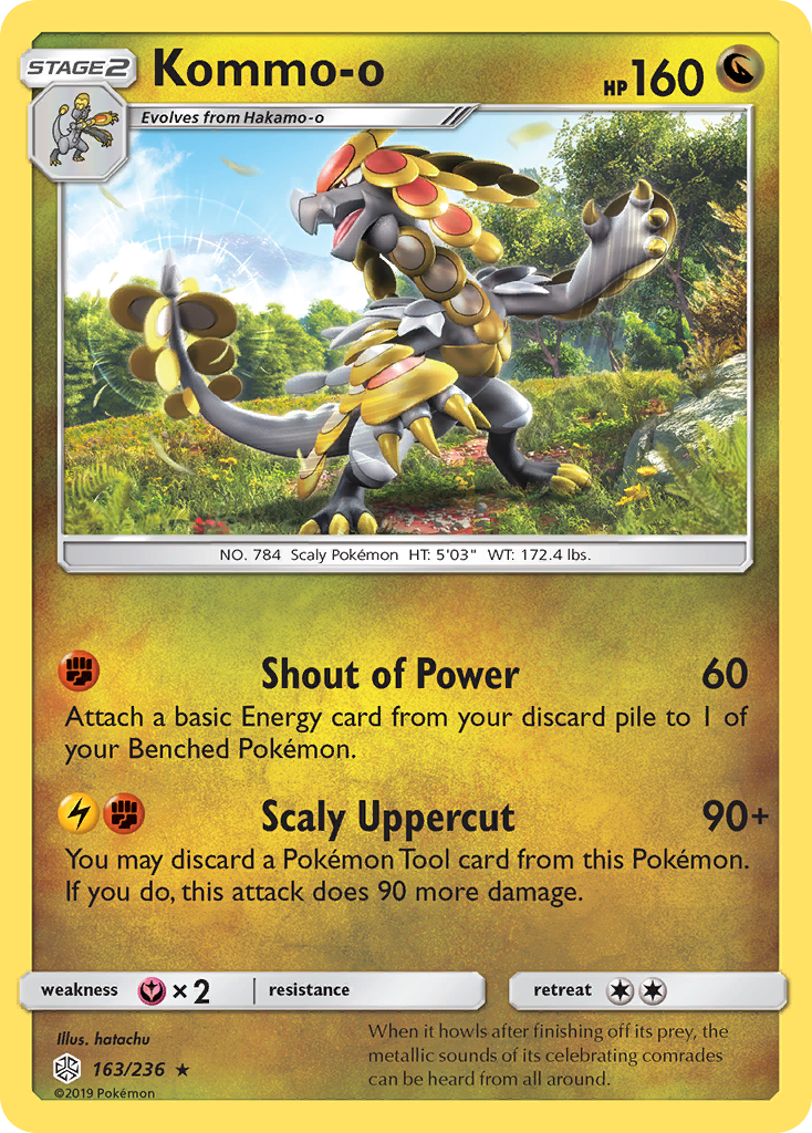 Kommo-o (163/236) [Sun & Moon: Cosmic Eclipse] | Exor Games Summserside