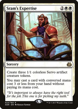 Sram's Expertise [Aether Revolt] | Exor Games Summserside
