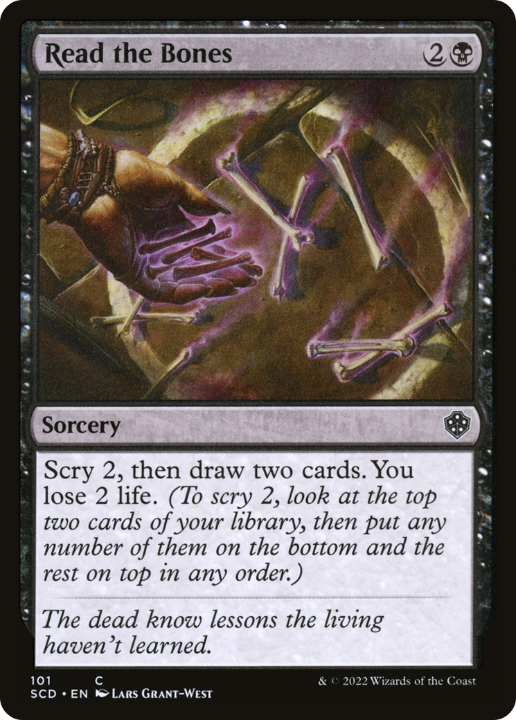 Read the Bones [Starter Commander Decks] | Exor Games Summserside