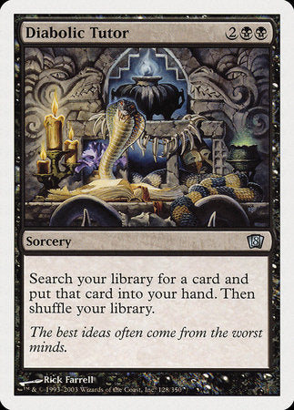 Diabolic Tutor [Eighth Edition] | Exor Games Summserside