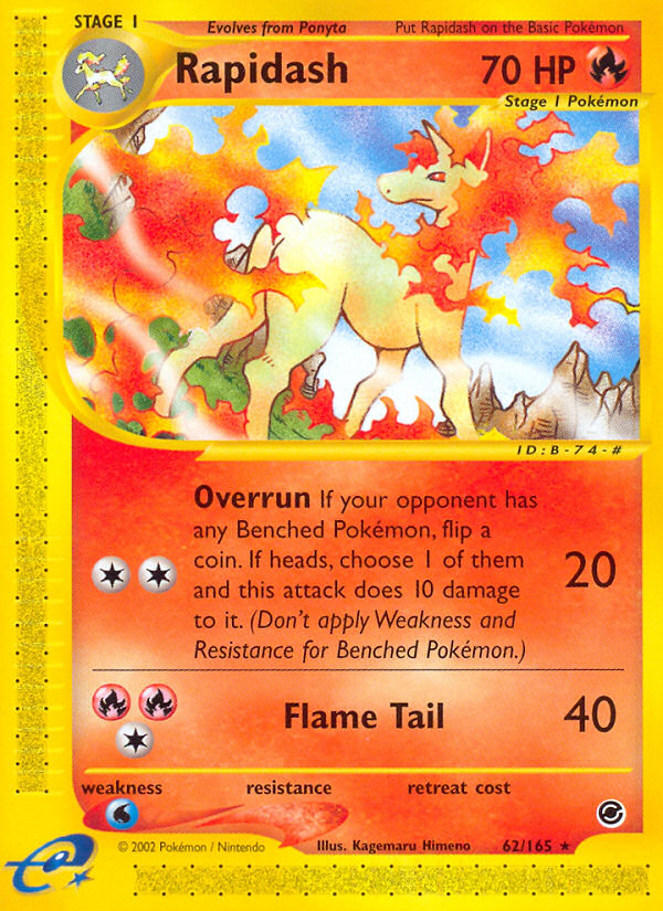 Rapidash (62/165) [Expedition: Base Set] | Exor Games Summserside