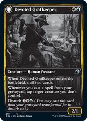 Devoted Grafkeeper // Departed Soulkeeper [Innistrad: Double Feature] | Exor Games Summserside