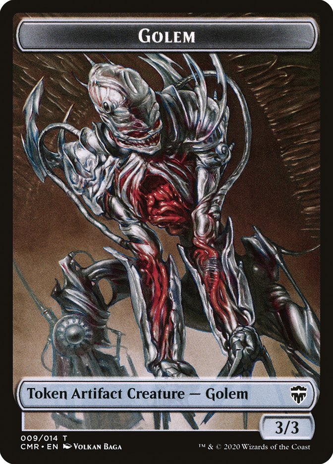 Golem Token [Commander Legends Tokens] | Exor Games Summserside