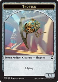 Thopter (025) // Servo Double-sided Token [Commander 2018 Tokens] | Exor Games Summserside