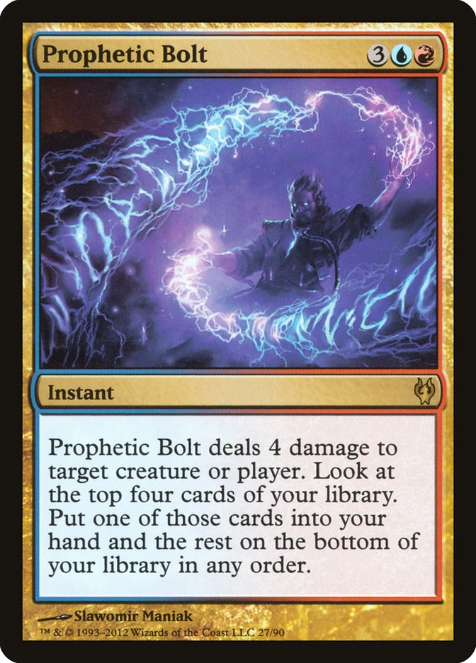 Prophetic Bolt [Duel Decks: Izzet vs. Golgari] | Exor Games Summserside