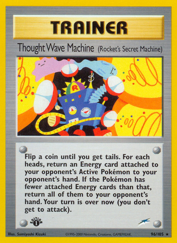 Thought Wave Machine (96/105) (Rocket's Secret Machine) [Neo Destiny 1st Edition] | Exor Games Summserside