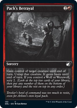 Pack's Betrayal [Innistrad: Double Feature] | Exor Games Summserside