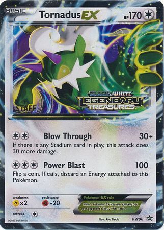 Tornadus EX (BW96) (Staff Prerelease Promo) [Black & White: Black Star Promos] | Exor Games Summserside