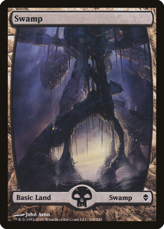 Swamp (238) - Full Art [Zendikar] | Exor Games Summserside