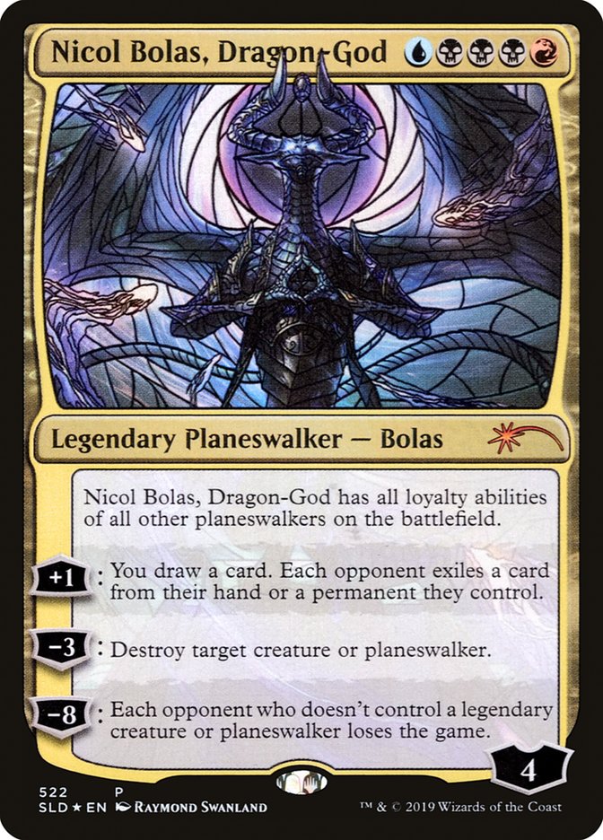 Nicol Bolas, Dragon-God (Stained Glass) [Secret Lair Drop Promos] | Exor Games Summserside