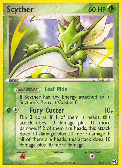 Scyther (29/112) [EX: FireRed & LeafGreen] | Exor Games Summserside