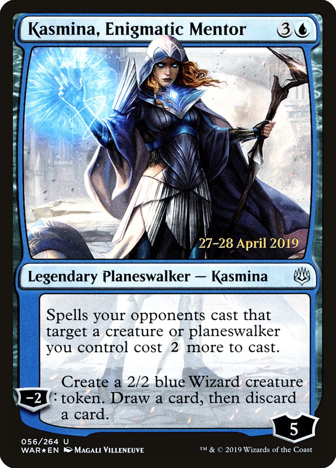 Kasmina, Enigmatic Mentor  [War of the Spark Prerelease Promos] | Exor Games Summserside