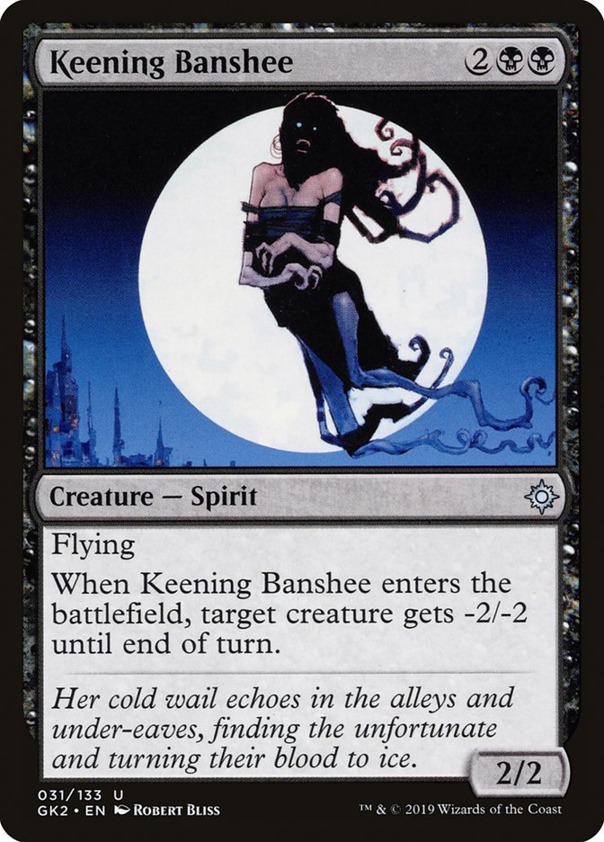 Keening Banshee [Ravnica Allegiance Guild Kit] | Exor Games Summserside