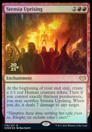 Stensia Uprising [Innistrad: Crimson Vow Prerelease Promos] | Exor Games Summserside