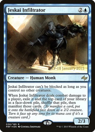 Jeskai Infiltrator [Fate Reforged Promos] | Exor Games Summserside