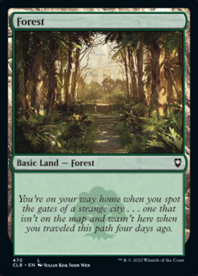 Forest (470) [Commander Legends: Battle for Baldur's Gate] | Exor Games Summserside