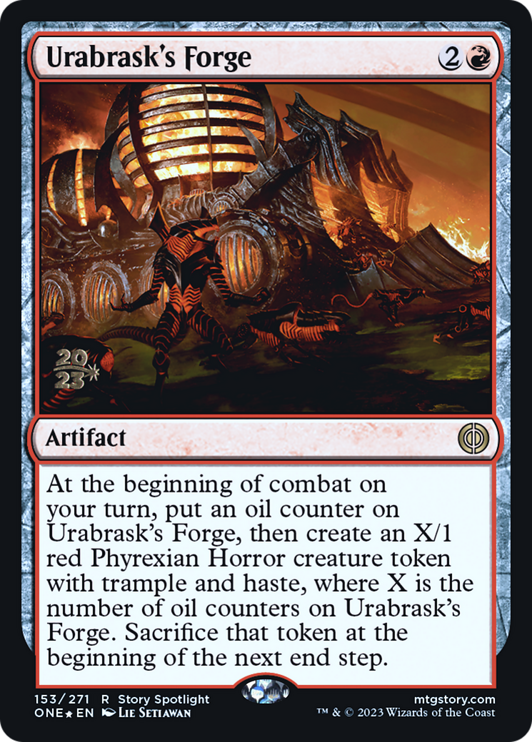 Urabrask's Forge [Phyrexia: All Will Be One Prerelease Promos] | Exor Games Summserside