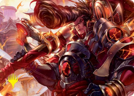 Upriser Renegade Art Card (Gold-Stamped Signature) [Kamigawa: Neon Dynasty Art Series] | Exor Games Summserside