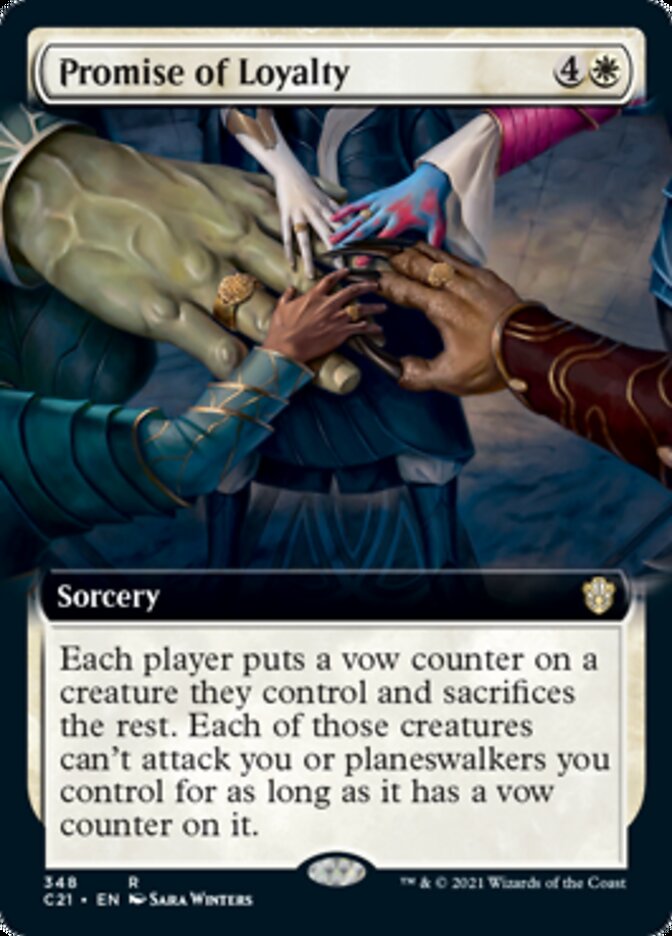 Promise of Loyalty (Extended) [Commander 2021] | Exor Games Summserside