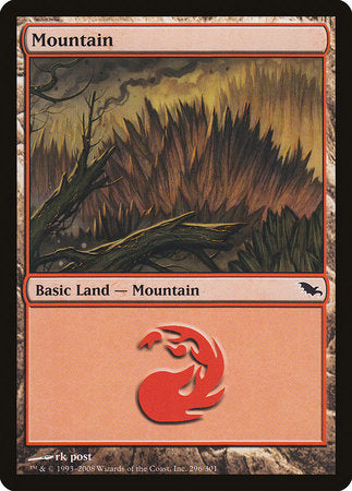 Mountain (296) [Shadowmoor] | Exor Games Summserside