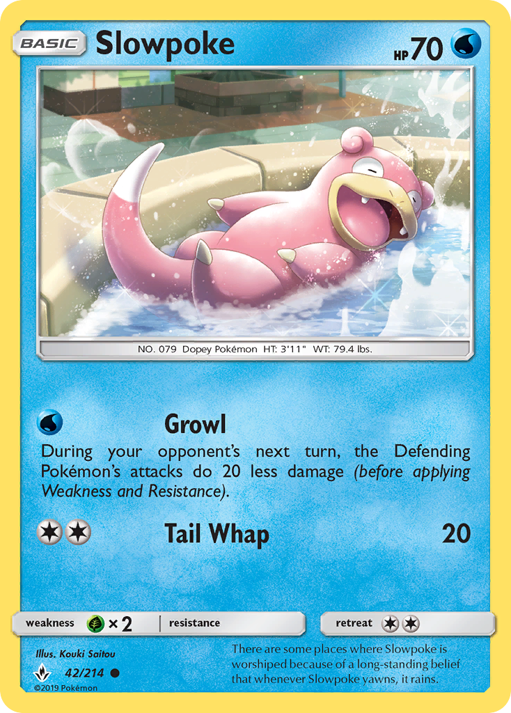 Slowpoke (42/214) [Sun & Moon: Unbroken Bonds] | Exor Games Summserside