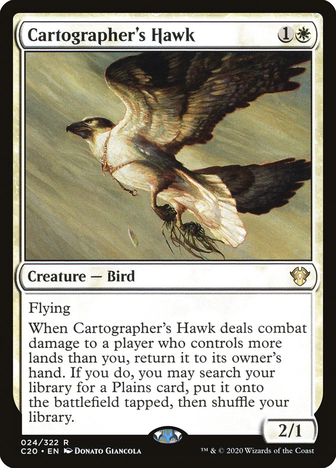 Cartographer's Hawk [Commander 2020] | Exor Games Summserside