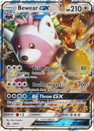 Bewear GX (SM34) (Jumbo Card) [Sun & Moon: Black Star Promos] | Exor Games Summserside