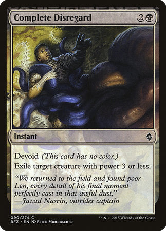 Complete Disregard [Battle for Zendikar] | Exor Games Summserside