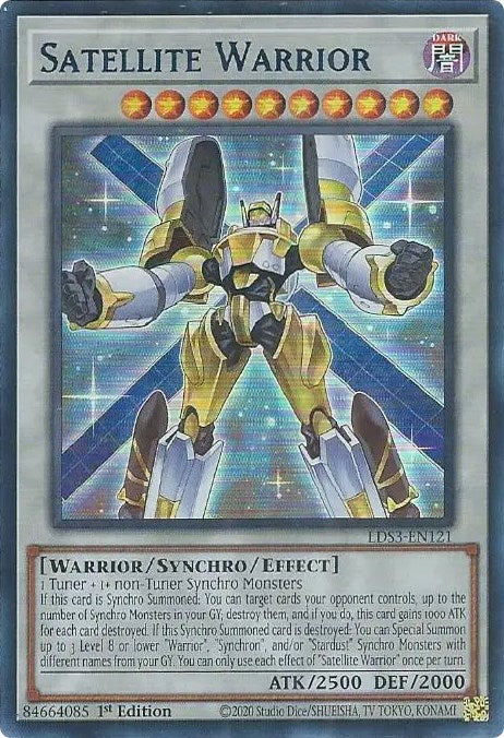 Satellite Warrior (Blue) [LDS3-EN121] Ultra Rare | Exor Games Summserside