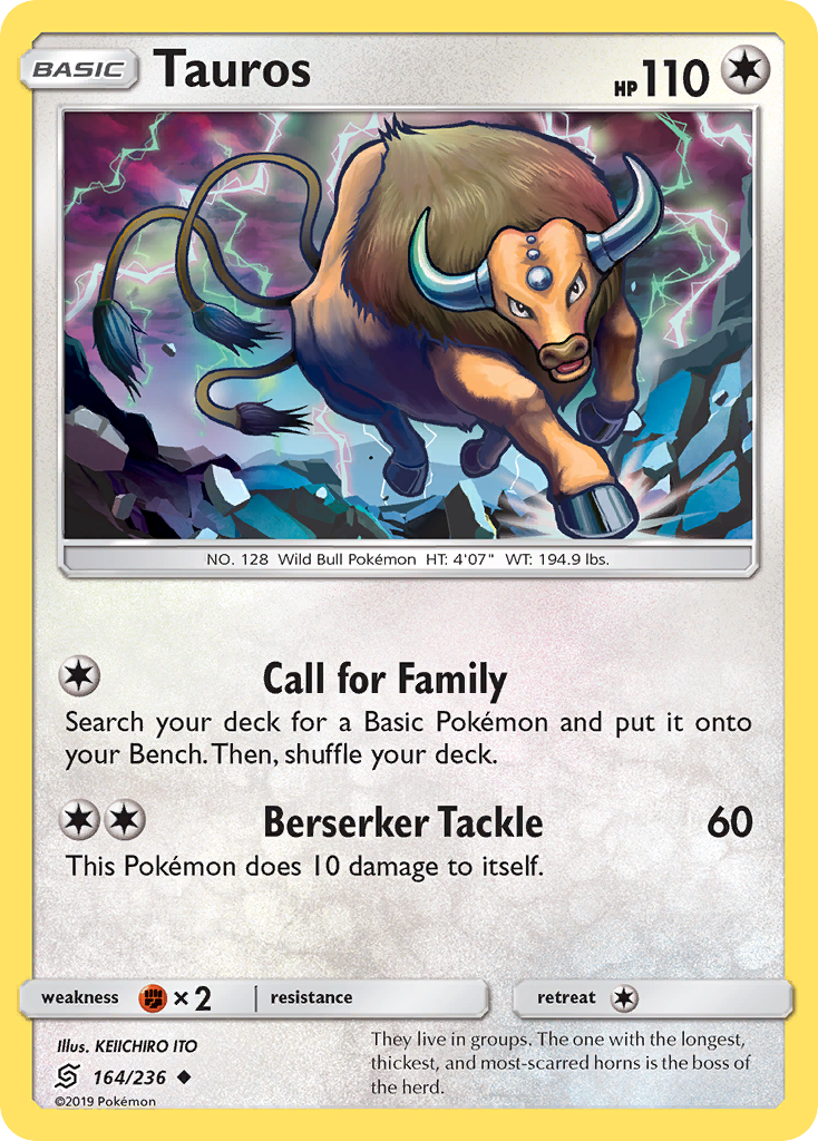 Tauros (164/236) [Sun & Moon: Unified Minds] | Exor Games Summserside