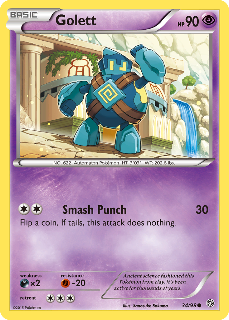 Golett (34/98) [XY: Ancient Origins] | Exor Games Summserside