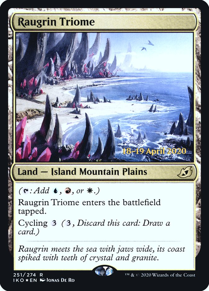 Raugrin Triome  [Ikoria: Lair of Behemoths Prerelease Promos] | Exor Games Summserside