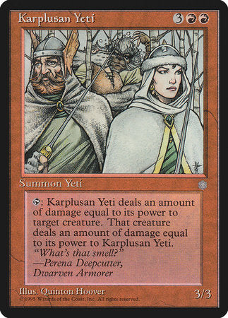 Karplusan Yeti [Ice Age] | Exor Games Summserside