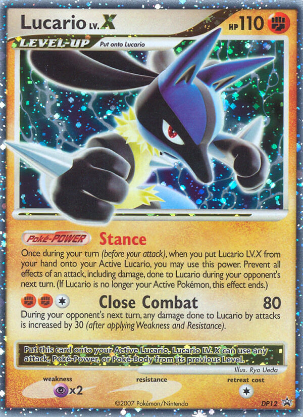 Lucario LV.X (DP12) [Diamond & Pearl: Black Star Promos] | Exor Games Summserside