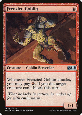 Frenzied Goblin [Magic 2015] | Exor Games Summserside