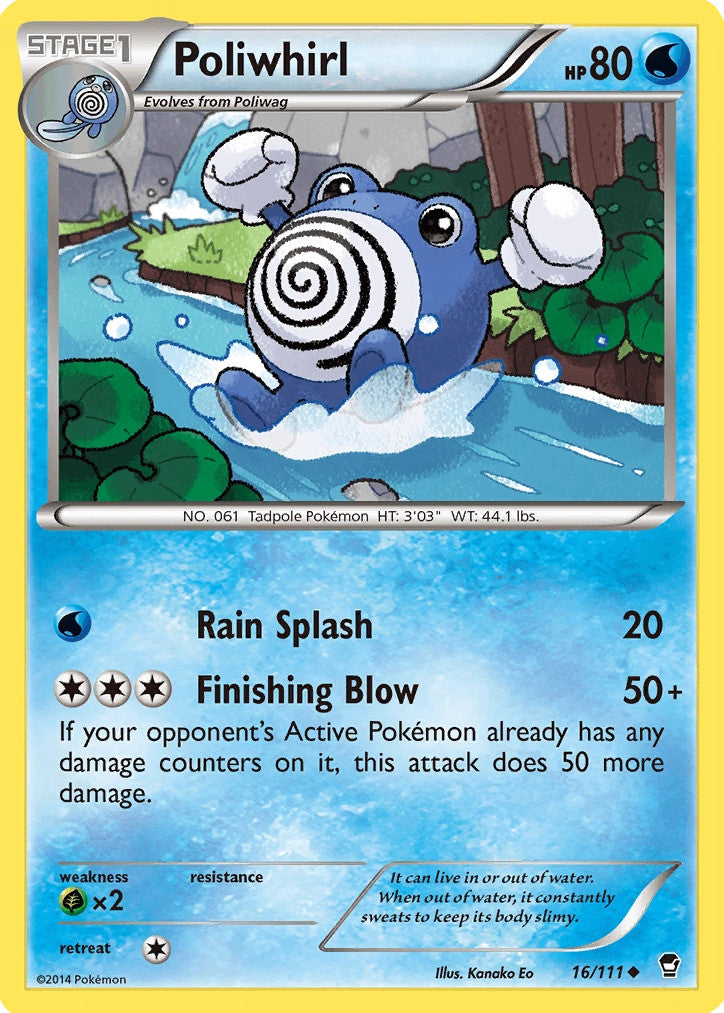 Poliwhirl (16/111) [XY: Furious Fists] | Exor Games Summserside