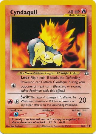 Cyndaquil (56/111) [Neo Genesis Unlimited] | Exor Games Summserside