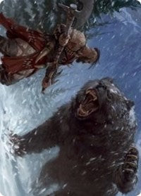 Blizzard Brawl Art Card [Kaldheim: Art Series] | Exor Games Summserside