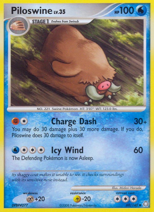 Piloswine (69/146) [Diamond & Pearl: Legends Awakened] | Exor Games Summserside