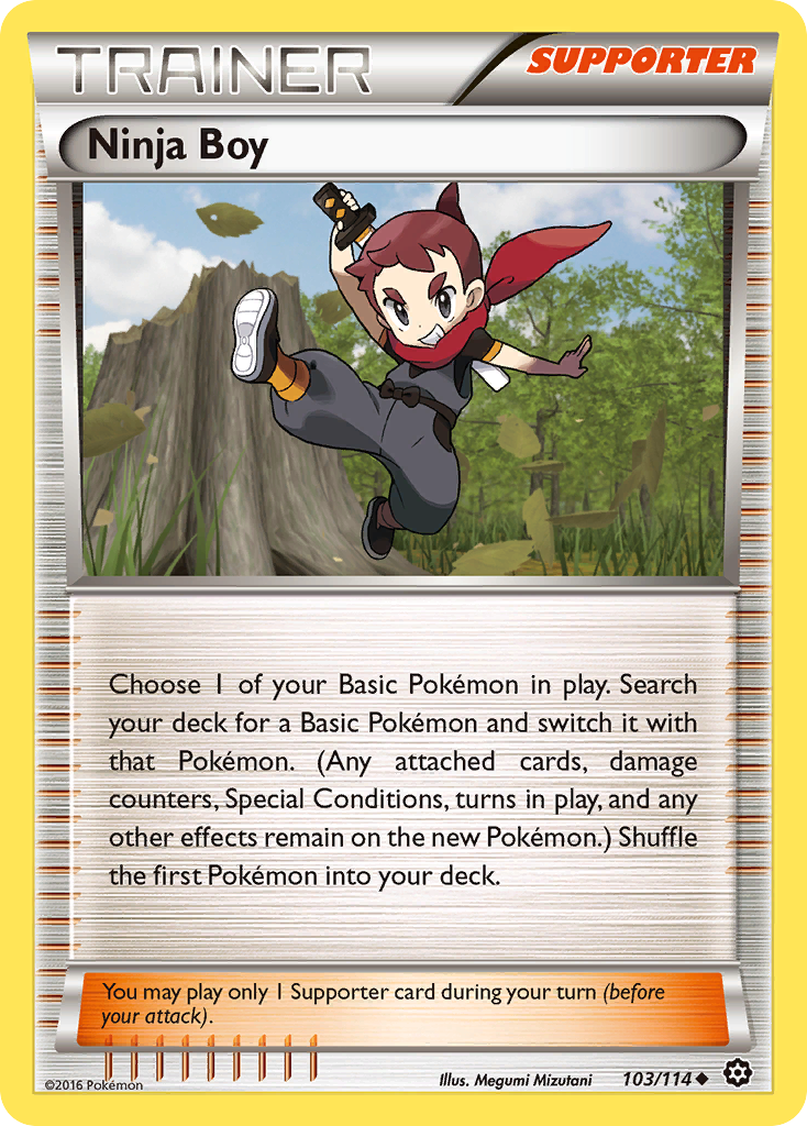 Ninja Boy (103/114) [XY: Steam Siege] | Exor Games Summserside