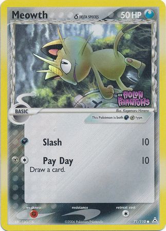 Meowth (71/110) (Delta Species) (Stamped) [EX: Holon Phantoms] | Exor Games Summserside