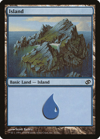 Island (31) [Duel Decks: Jace vs. Chandra] | Exor Games Summserside